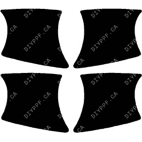 Door Handles 2011-2012 Mercedes-Benz GLK w/ AMG Package 12-11 4D SUV PPF