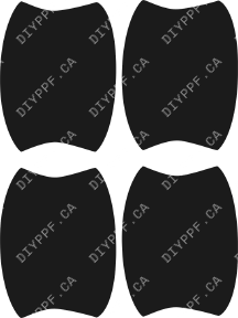 Cadillac CTS-V (2011–2014) Door Handles Paint Protection Film (PPF) Kit – 4-Door Sport Wagon