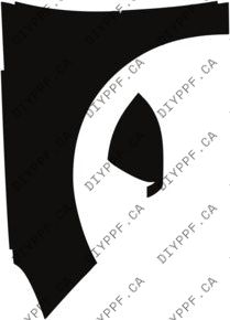 Fenders/Mirrors Full, Left 2012-2013 Buick Regal GS 13-12 4D Sdn PPF