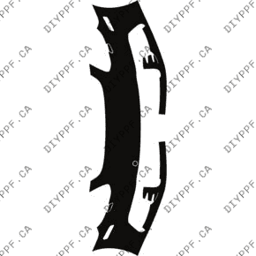 Bumper 2017-2020 Porsche Panamera w/ washers 20-17 4D Sdn PPF