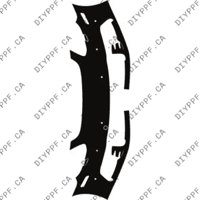 Bumper, Sensors 2017-2020 Porsche Panamera w/ washers 20-17 4D Sdn PPF