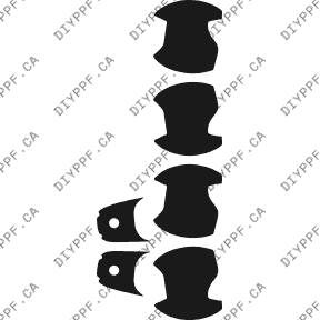 Door Handles 2011-2012 Mazda CX-7 Grand Touring 12-11 4D SUV PPF