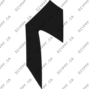 Fender, Left 2011-2012 Mazda CX-7 Grand Touring 12-11 4D SUV PPF