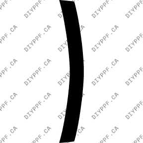 Bumper, Back 2014-2016 Acura MDX 16-14 4D SUV PPF