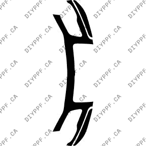 Front Bumper Part 1 2012-2014 Chrysler 300 SRT8 14-12 4D Sdn PPF