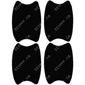 Door Handles 2012-2014 Chrysler 300 SRT8 14-12 4D Sdn PPF