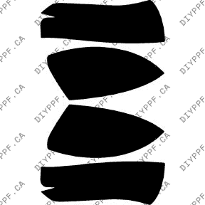 Mirrors 2012-2014 Chrysler 300 SRT8 14-12 4D Sdn PPF