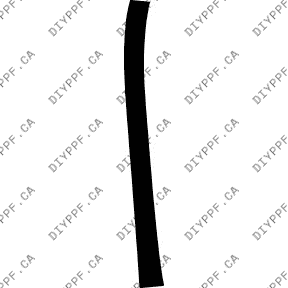 Door, A Pillar Left 2012-2014 Chrysler 300 SRT8 14-12 4D Sdn PPF