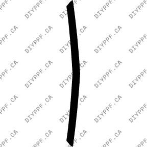 Bumper, Bottom 2012-2015 Mercedes-Benz C Class 15-12 2D Cpe PPF