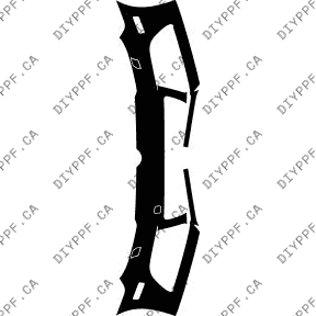 Bumper 2012-2013 Volkswagen Golf R w/ washers 13-12 4D HB PPF