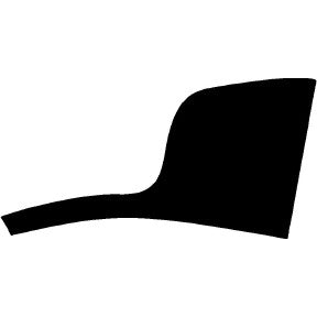 Wheel, Rear Splash Left 2010-2013 Mitsubishi Lancer Ralliart/GT 13-10 4D HB PPF