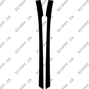 Audi A6 S-Line/S6 (2012–2015) A-Pillar Paint Protection Film (PPF) Kit – 4-Door Sedan