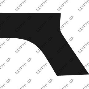 Rocker, Rear Right 2007-2018 Jeep Wrangler JK 18-07 4D SUV PPF