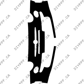 Bumper 2012-2017 Fiat 500 Lounge w/ sunroof 17-12 2D Cpe PPF