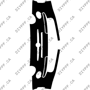 Front Bumper 2012-2017 Fiat 500 Pop w/ sunroof 17-12 2D Cpe PPF