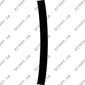 Roof 2012-2017 Fiat 500 Pop w/ sunroof 17-12 2D Cpe PPF