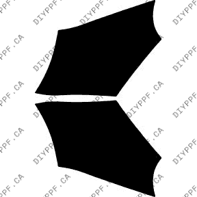 Fiat 500 Pop (2012–2017) Fenders Left and Right Paint Protection Film (PPF) Kit – 2-Door Coupe