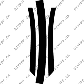 Roof & A Pillar 2012-2017 Fiat 500 Pop 17-12 2D Cpe PPF