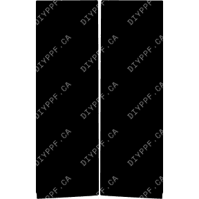 Door Panels Rear, L&R 2007-2013 Chevrolet Avalanche Z71 13-07 Crew P/U PPF