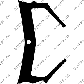 Bumper, Top 2012-2016 Mercedes-Benz SLK w/ sport package 16-12 2D Conv PPF