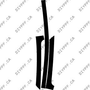 Audi TT Base (2011–2013) A-Pillar Paint Protection Film (PPF) Kit – 2-Door Coupe