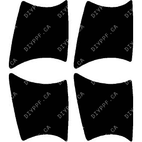 Door Handles 2012-2015 Mercedes-Benz ML Class 15-12 4D SUV PPF