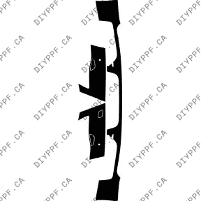 Front Bumper, Sensors 2012-2014 Audi S8 w/ washers 14-12 4D Sdn PPF