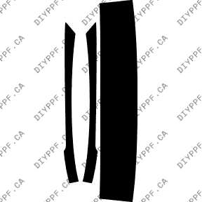 Roof & A Pillar 2012-2014 Audi S8 w/ washers 14-12 4D Sdn PPF