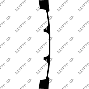 Bumper, Bottom 2012-2014 Audi S8 w/ washers 14-12 4D Sdn PPF