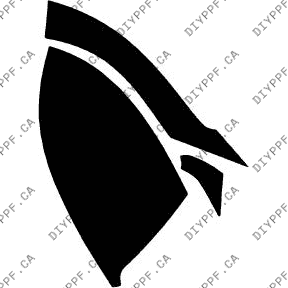 Audi S8 S8 (2012–2014) Right Exterior Mirror Paint Protection Film (PPF) Kit – 4-Door Sedan