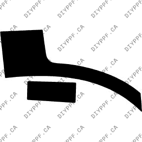 Audi S8 S8 (2012–2014) Front Splash Right Paint Protection Film (PPF) Kit – 4-Door Sedan