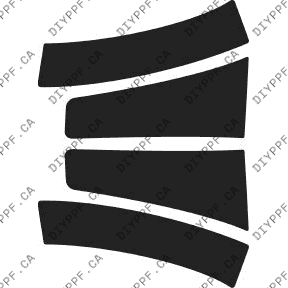 Splash 2012-2017 Volkswagen Tiguan 17-12 4D SUV PPF