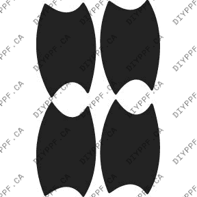 Door Handles 2013-2014 Acura TSX Special Edition 14-13 4D Sdn PPF