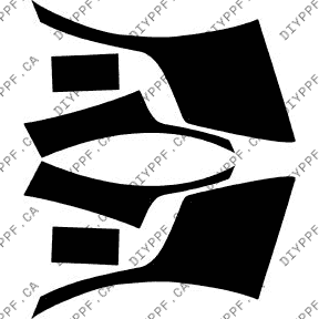 Acura TSX Special Edition (2013–2014) A-Pillar Paint Protection Film (PPF) Kit – 4-Door Sedan