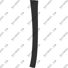 Door, A Pillar Left 2012-2013 Mazda Mazda3 13-12 4D HB PPF