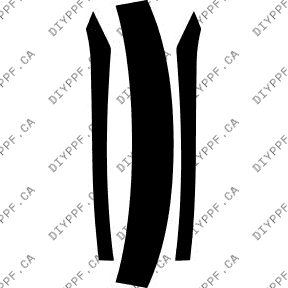 Roof & A Pillar 2012-2014 Mercedes-Benz CL Sport w/ washers 14-12 2D Cpe PPF