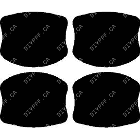 Door Handles 2012-2014 Volkswagen Jetta GLI 14-12 4D Sdn PPF