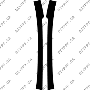 A Pillar 2012-2014 Volkswagen Jetta GLI 14-12 4D Sdn PPF