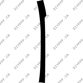 Door, A Pillar Right 2012-2014 Volkswagen Jetta GLI 14-12 4D Sdn PPF