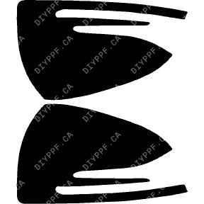 Mirrors 2012-2014 Mercedes-Benz C Class w/ sport package 14-12 4D Sdn PPF