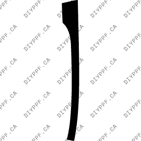 Door, A Pillar Left 2012-2016 Chevrolet Sonic 16-12 4D Sdn PPF
