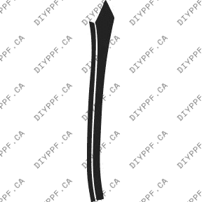 Door, A Pillar Left 2012-2014 Mercedes-Benz C63 w/ washers 14-12 4D Sdn PPF