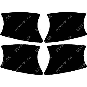 Door Handles 2012-2014 Mercedes-Benz C63 14-12 4D Sdn PPF