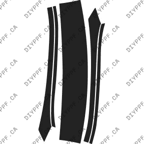 Roof & A Pillar 2012-2014 Mercedes-Benz C63 14-12 4D Sdn PPF