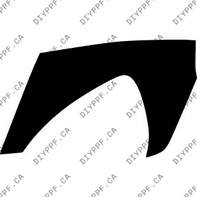 Chevrolet Corvette Grand Sport (2005-2013) Left Fender Paint Protection Film (PPF) Kit – 2-Door Coupe