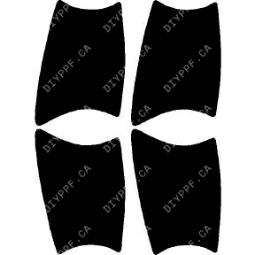 Door Handles 2012-2013 Mercedes-Benz E Class Sport w/ washers 13-12 4D Sdn PPF