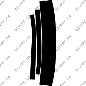 Roof & A Pillar 2013-2016 Dodge Dart 16-13 4D Sdn PPF