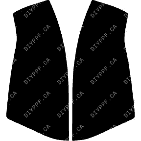 Mirrors 2013-2014 Cadillac ATS 14-13 4D Sdn PPF