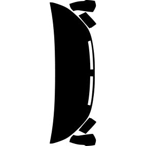 Hood/Fender/Mirrors 2012-2013 Land Rover Range Rover Evoque 13-12 4D HB PPF