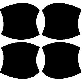 Door Handles 2012-2013 Land Rover Range Rover Evoque 13-12 4D HB PPF